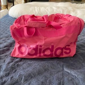 Pink Adidas Duffle Bg